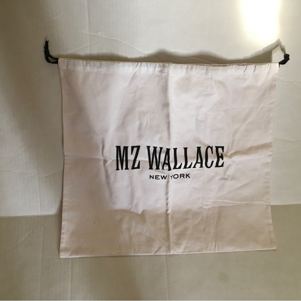 MZ Wallace Navy and Gold Tote Bag 20 inches by 12 inches - Picture 6 of 7